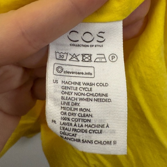 COS Yellow Midi Dress - Picture 13 of 14